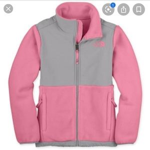 Pink & Grey North Face